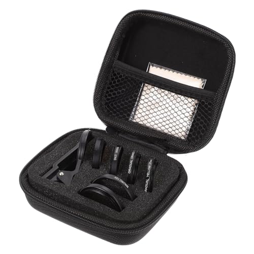 Gadpiparty 1 Satz Filter LED-Glühbirne Fischlichter Nebelbirne Aquarium Welle handykameraobjektiv Phone Camera Lens Handy Kameraobjektiv kpl objektiv universelles Fotoobjektiv Abs Black von Gadpiparty