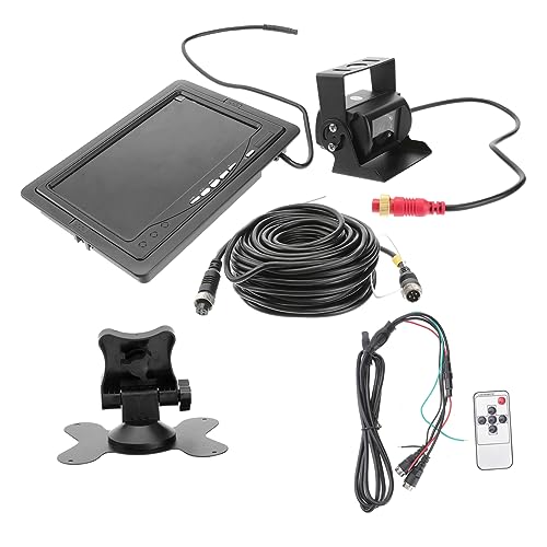 Gadpiparty 7 reversing Camera rückfahrcamera Rückfahrkamera CCTV-System Bildschirm CCTV System Farbmonitor Screen Rückfahrmonitor für Auto Rückwärtsbewegung Backup-Monitor Black von Gadpiparty