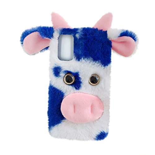 Gadpiparty Smartphone-Hülle Niedlich Jumbo lustig Fundas Handytasche überwintern fluffies antirutsch Weihnachten wichtelgeschenk Plüsch-Handyhülle Cartoon-Telefonschale Blue von Gadpiparty