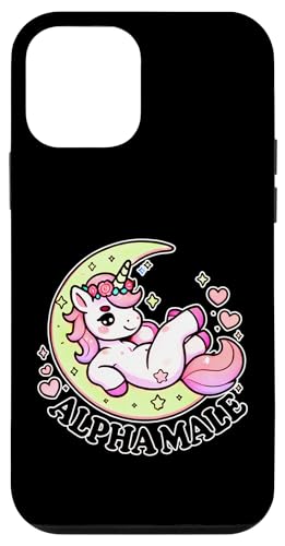 Alpha Unicorn Male Funny Moon Animal Graphic Gag Novelty Hülle für iPhone 12 mini Alpha Unicorn Male Funny Moon Animal Graphic Gag Novelty Hülle für iPhone 12 mini von Gagster
