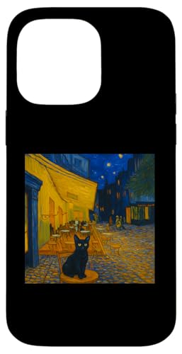 Cafe Terrace At Night With Cat Funny Famous Artist Painting Hülle für iPhone 14 Pro Max Cafe Terrace At Night With Cat Funny Famous Artist Painting Hülle für iPhone 14 Pro Max von Gagster