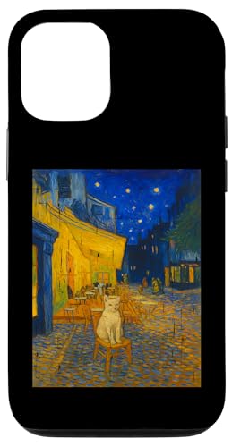 Famous Artist Painting Funny Cafe Terrace At Night With Cat Hülle für iPhone 12/12 Pro Famous Artist Painting Funny Cafe Terrace At Night With Cat Hülle für iPhone 12/12 Pro von Gagster