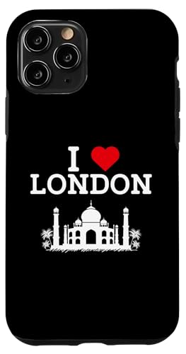 Hülle für iPhone 11 Pro I Love London Funny Indian Landmark Prank Joke Gag Novelty von Gagster