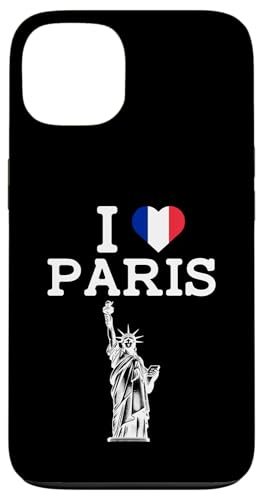 Hülle für iPhone 13 I Love Paris Funny Statue Of Liberty Gag Joke Prank Novelty von Gagster