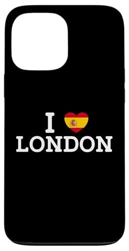 Hülle für iPhone 13 Pro Max I Love London Funny Spain Flag Joke Prank Gag Humor Novelty von Gagster