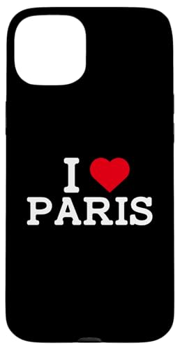 Hülle für iPhone 15 Plus I Love Paris Funny Prank Joke Gag Prankster Humor Novelty von Gagster