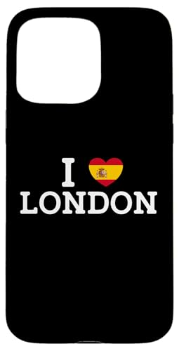 Hülle für iPhone 15 Pro Max I Love London Funny Spain Flag Joke Prank Gag Humor Novelty von Gagster