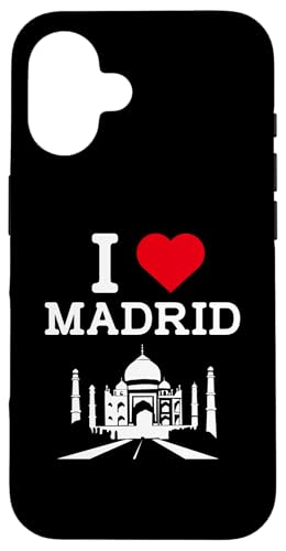 I Love Madrid Indian Landmark Funny Prank Joke Gag Prankster Hülle für iPhone 16 I Love Madrid Indian Landmark Funny Prank Joke Gag Prankster Hülle für iPhone 16 von Gagster
