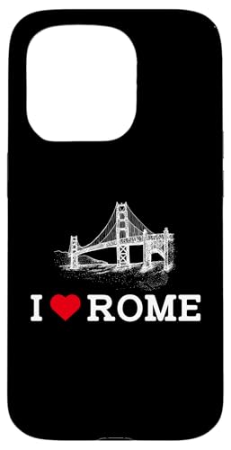 I Love Rome Funny Bridge Gag Joke Cool Landmark Prank Humor Hülle für iPhone 15 Pro I Love Rome Funny Bridge Gag Joke Cool Landmark Prank Humor Hülle für iPhone 15 Pro von Gagster