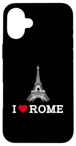 I Love Rome Funny Prank Eiffel Tower Joke Prankster Humor Hülle für iPhone 16 Plus I Love Rome Funny Prank Eiffel Tower Joke Prankster Humor Hülle für iPhone 16 Plus von Gagster