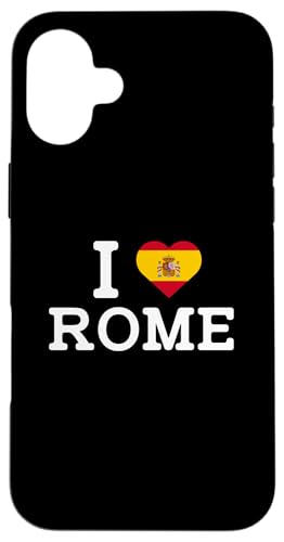I Love Rome Funny Spain Flag Prank Joke Gag Humor Novelty Hülle für iPhone 16 Plus I Love Rome Funny Spain Flag Prank Joke Gag Humor Novelty Hülle für iPhone 16 Plus von Gagster