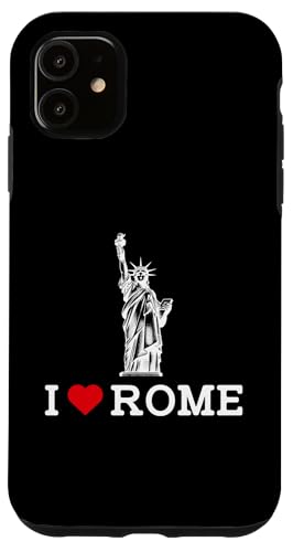 I Love Rome Funny Statue Of Liberty Prank Landmark Gag Joke Hülle für iPhone 11 I Love Rome Funny Statue Of Liberty Prank Landmark Gag Joke Hülle für iPhone 11 von Gagster