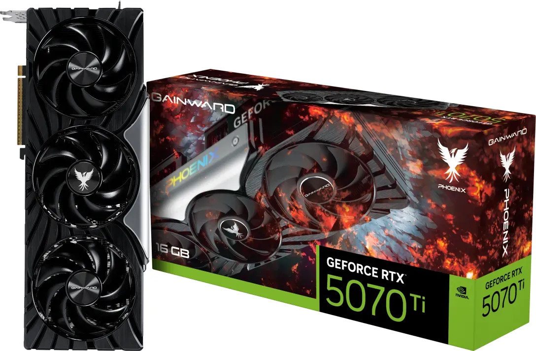 Gainward Gainward GeForce RTX 5070 Ti Phoenix, 16GB GDDR7 Grafikkarte Gainward Gainward GeForce RTX 5070 Ti Phoenix, 16GB GDDR7 Grafikkarte von Gainward