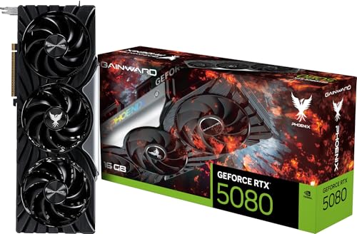 Gainward GeForce RTX5080 Phoenix 16GB GDDR7 256bit 3-DP HDMI Grafikkarte NE75080019T2-GB2031X VD8971 Gainward GeForce RTX5080 Phoenix 16GB GDDR7 256bit 3-DP HDMI Grafikkarte NE75080019T2-GB2031X VD8971 von Gainward