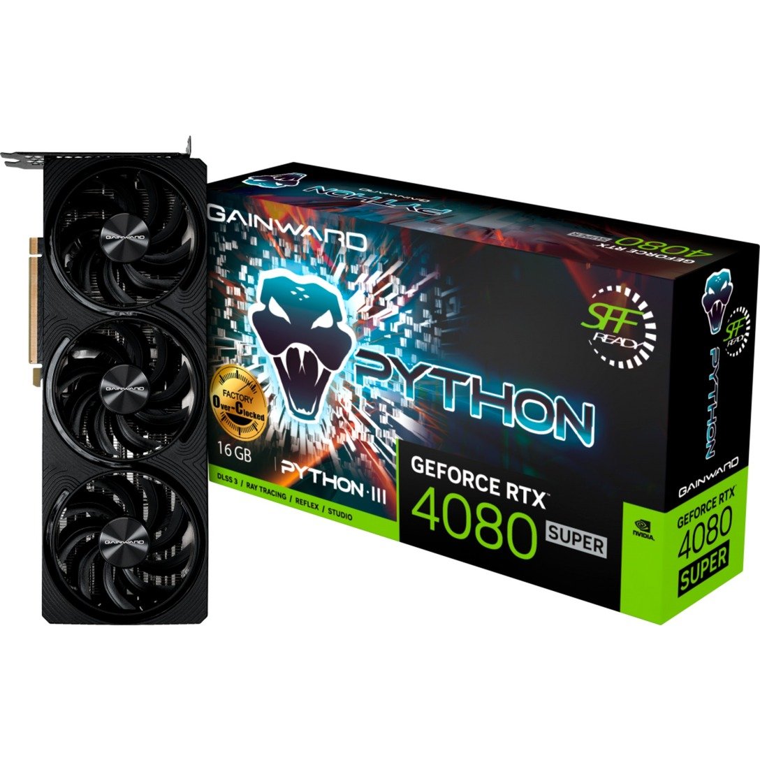 GeForce RTX 4080 SUPER Python III OC, Grafikkarte von Gainward