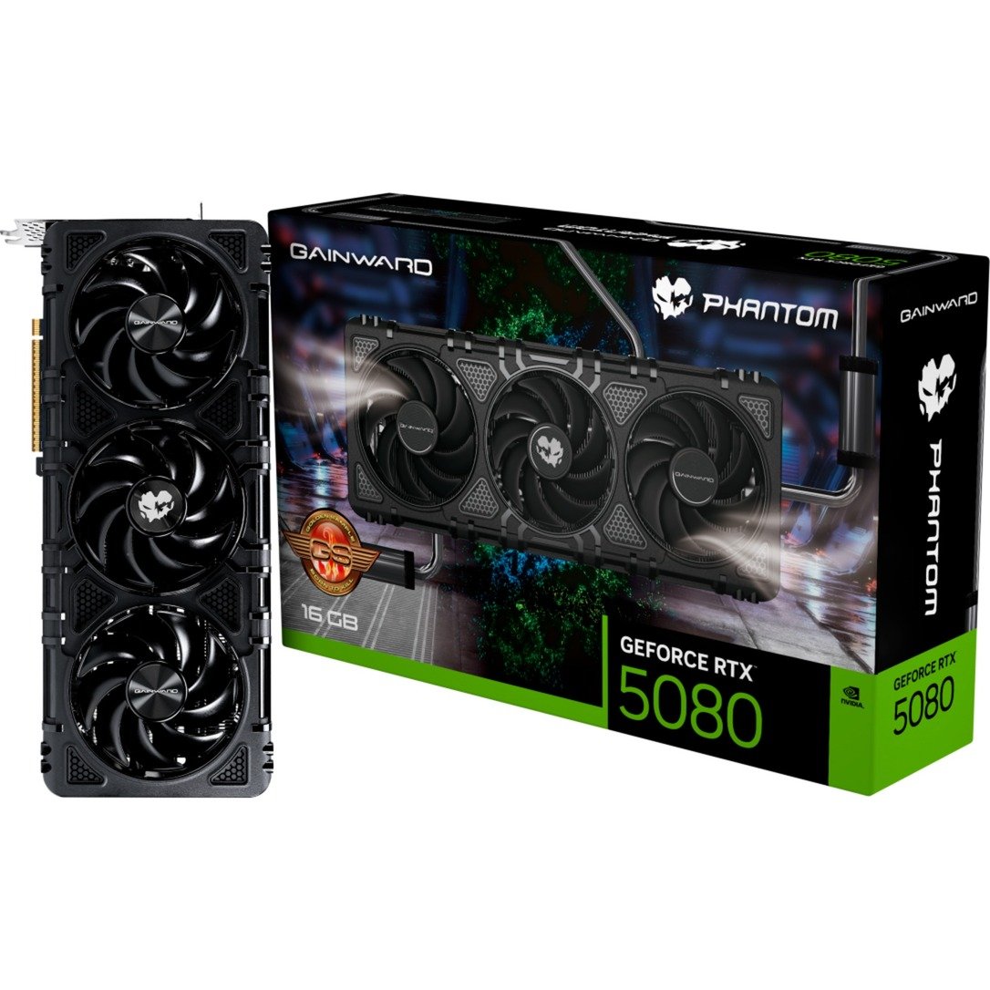 GeForce RTX 5080 Phantom GS, Grafikkarte GeForce RTX 5080 Phantom GS, Grafikkarte von Gainward