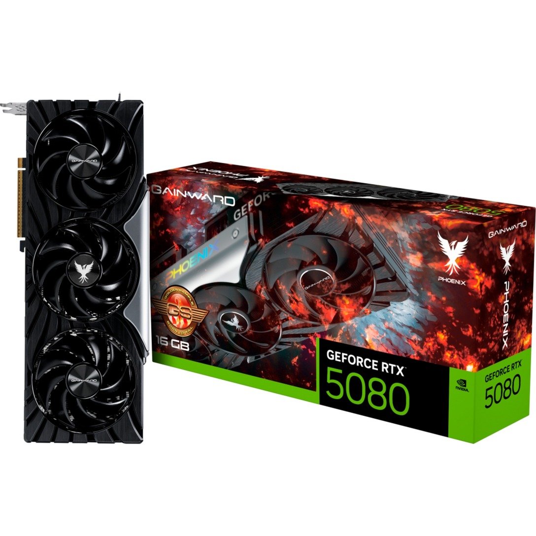 GeForce RTX 5080 Phoenix GS, Grafikkarte GeForce RTX 5080 Phoenix GS, Grafikkarte von Gainward