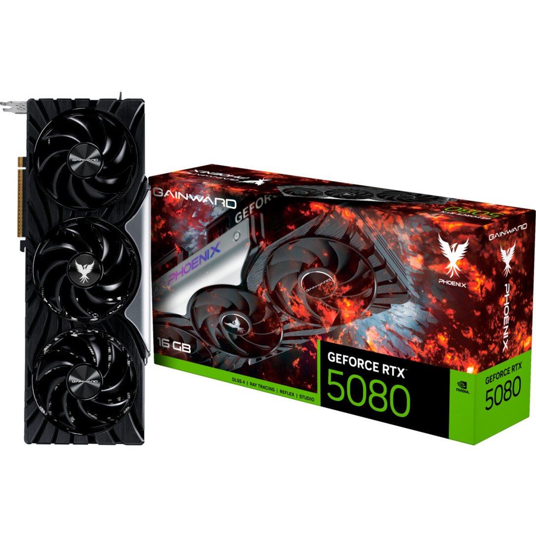 GeForce RTX 5080 Phoenix V1, Grafikkarte GeForce RTX 5080 Phoenix V1, Grafikkarte von Gainward