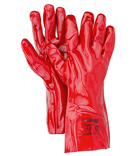 Galaxy Safety 209 10 Handschuhe PVC rot 10/XL von Galaxy Safety