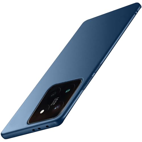 Galful Xiaomi Mi 14T 5G Hülle Slim Case 6.67’’,Ultra Dünne Handyhülle Xiaomi 14T Case Hart PC Hardcase Ultra Thin Leicht Matt Schutzhülle Anti-Scratch Kratzfeste Stoßfest Cover-Grau Blau von Galful