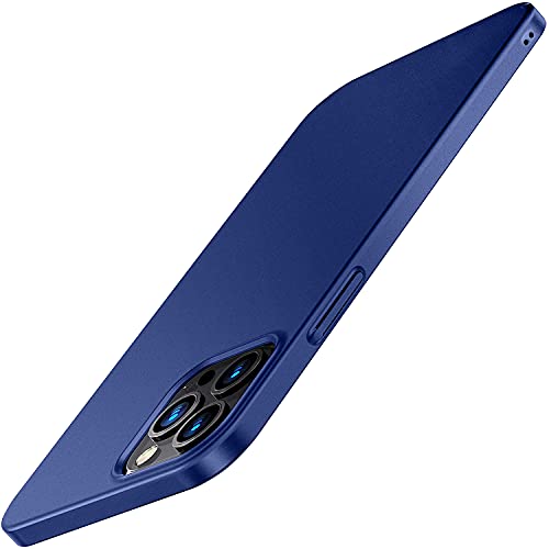 Galful iPhone 12 Pro Hülle,Ultradünne Handyhülle Abdeckung Stoßfeste Schutzhülle matt starr Kratzfest Hart PC Hardcase Abdeckung Für iPhone 12 6,1 Zoll (Blau, iPhone 12/iPhone 12 Pro (6.1")) von Galful