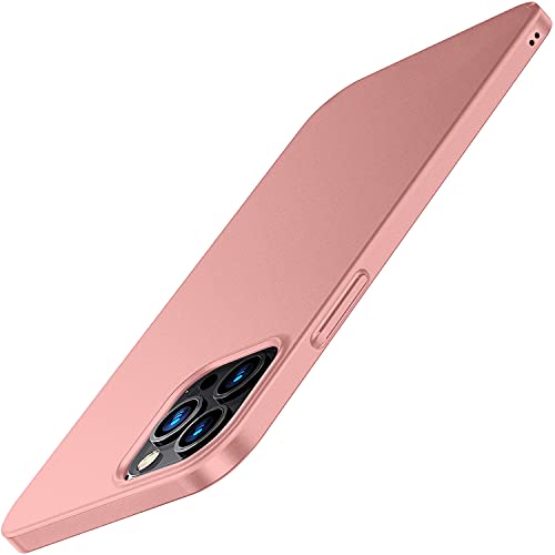 Galful iPhone 12 Pro Hülle,Ultradünne Handyhülle Abdeckung Stoßfeste Schutzhülle matt starr Kratzfest Hart PC Hardcase Abdeckung Für iPhone 12 6,1 Zoll (Roségold, iPhone 12/iPhone 12 Pro (6.1")) von Galful