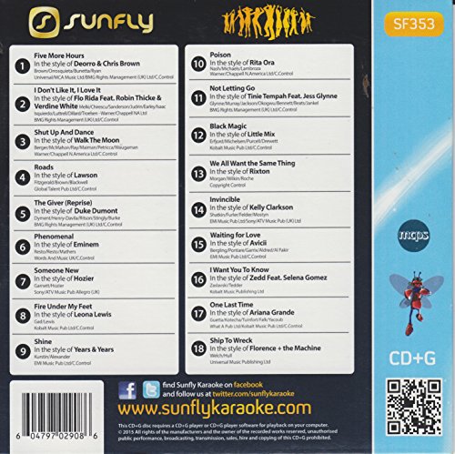 Sunfly Hits Vol.353-July 2015 (CD+G) von Galileo Music Communication