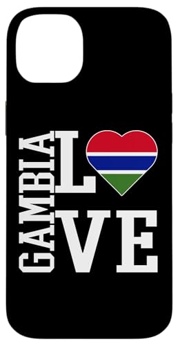 Ich liebe Gambia mit Gambia-Flagge Gambian Pride Hülle für iPhone 14 Plus von Gambia Teez