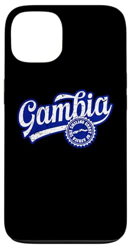 Love Gambia Die lächelnde Küste Afrikas mit Gambia-Karte Hülle für iPhone 13 von Gambia Teez