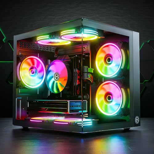 GameMachines HyperCube - Gaming PC - RGB CPU Kühler - Core i5 12400F - GeForce RTX 4060 Ti - 1000GB M.2 SSD - 32GB DDR4 - WLAN - Windows 11 Pro von GameMachines