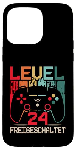 24. Geburtstag Männer Video Gamer Level 24 Unlocked Mann Hülle für iPhone 15 Pro Max von Gamer Geburtstag Geschenke Zocker Mann Spieler