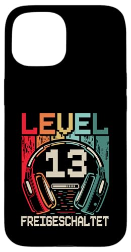 13. Geburtstag Jungen Video Gamer Level 13 Unlocked Jungs Hülle für iPhone 15 von Gamer Geburtstag Zocker Jugend Teenager Spieler