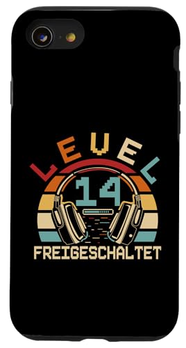 14. Geburtstag Jungen Video Gamer Level 14 Unlocked Jungs Hülle für iPhone SE (2020) / 7 / 8 von Gamer Geburtstag Zocker Jugend Teenager Spieler