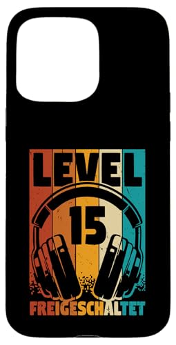 15. Geburtstag Jungen Video Gamer Level 15 Unlocked Jungs Hülle für iPhone 15 Pro Max von Gamer Geburtstag Zocker Jugend Teenager Spieler