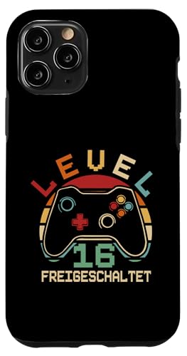 16. Geburtstag Jungen Video Gamer Level 16 Unlocked Jungs Hülle für iPhone 11 Pro von Gamer Geburtstag Zocker Jugend Teenager Spieler