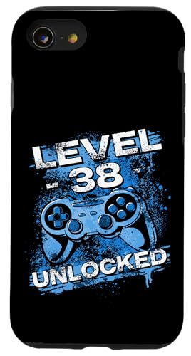 Hülle für iPhone SE (2020) / 7 / 8 Level 38 Unlocked | Zocker und Gamer von Gamer Mitbringsel, Zubehör & Geschenke für Gamer