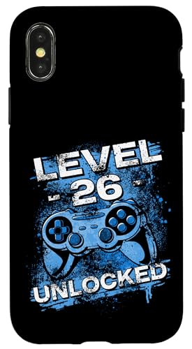 Hülle für iPhone X/XS Level 26 Unlocked | Zocker und Gamer von Gamer Mitbringsel, Zubehör & Geschenke für Gamer