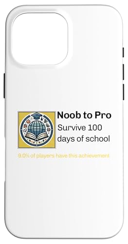 Hülle für iPhone 16 Pro Max 100 Tage voller Erfolge beim Spielen in der Schule von Gamers & Students Apparel