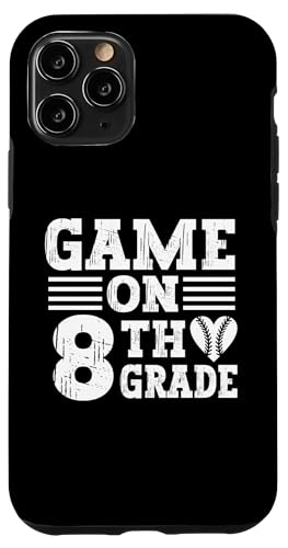 Hülle für iPhone 11 Pro Lustige Spiele am ersten Schultag der 8. Klasse Baseball von Games On Grade Baseball Lover Back To School Kid