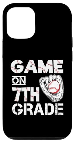 Hülle für iPhone 15 Lustige Spiele am ersten Schultag der 7. Klasse Baseball von Games On Grade Baseball Lover Back To School Kid