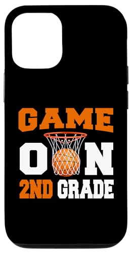 Hülle für iPhone 12/12 Pro Basketball-Spiele in der zweiten Klasse Lustiger erster Schultag von Games On Grade Basketball Lover Back To School Kid