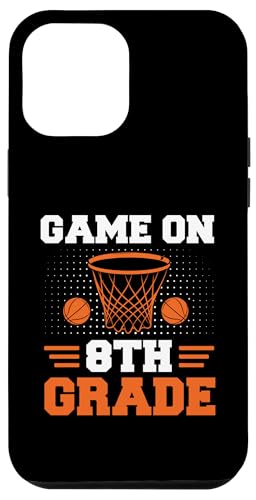 Hülle für iPhone 14 Plus Lustige Spiele am ersten Schultag des Basketballs der achten Klasse von Games On Grade Basketball Lover Back To School Kid