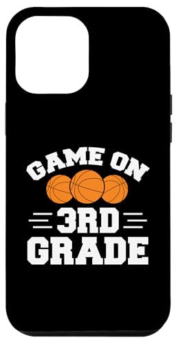 Hülle für iPhone 14 Pro Max Lustige Spiele am ersten Schultag des Basketballs der dritten Klasse von Games On Grade Basketball Lover Back To School Kid