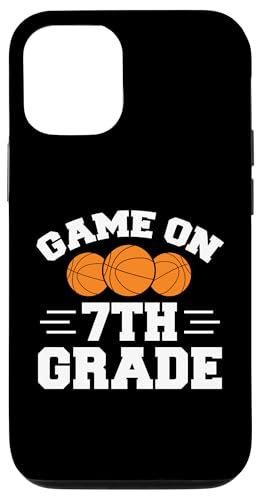 Hülle für iPhone 15 Pro Lustige Basketballspiele in der 7. Klasse Zurück zur Schule von Games On Grade Basketball Lover Back To School Kid