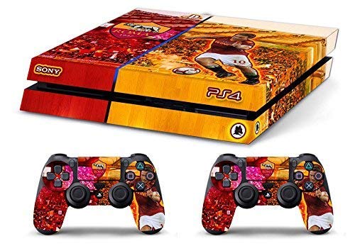 Skin Kompatibel für PS4 HD AS ROMA TOTTI FRANCESCO ULTRAS CALCIO - limited edition DECAL COVER Schutzhüllen Faceplates BUNDLE von GamesMonkey