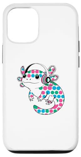 Hülle für iPhone 13 Gamer Axolotl Polka Dot Video Games Day Kopfhörer Jungen Jugend von Gaming Axolotl Tee Video Games Boys Girls Gifts