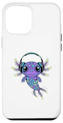 Hülle für iPhone 15 Plus Gamer Axolotl Polka Dot Video Games Day Kopfhörer Jungen Jugend von Gaming Axolotl Tee Video Games Boys Girls Gifts