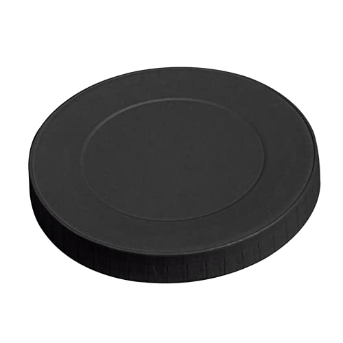 50 Stück - Deckel für Gläser 280 g/m2 + Pe Ø 8 cm schwarz Karton von García de Pou