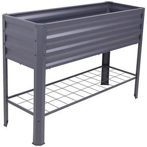 Garden Pleasure Hochbeet LILLIA Metall anthrazit rechteckig 41,0 x 79,5 cm Garden Pleasure Hochbeet LILLIA Metall anthrazit rechteckig 41,0 x 79,5 cm von Garden Pleasure