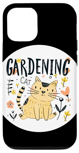 Hülle für iPhone 15 Pro Lustiges Gärtner-Katzenkostüm von Gardener Cat Outfit